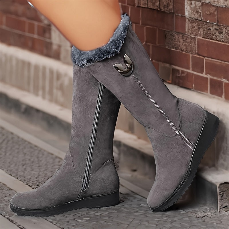 Black Knee-High Boots - Molly I Style