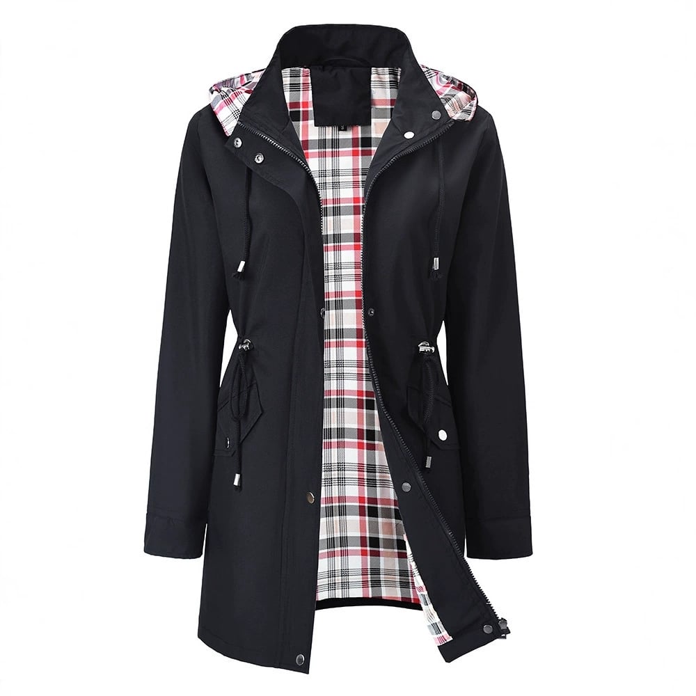 Veyra™ | Waterproof Plaid Coat