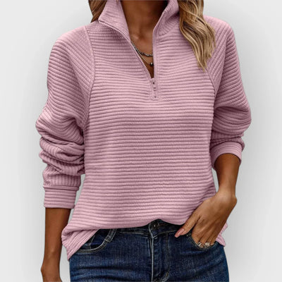 Olivia Half-Zip Pullover Sweatshirt