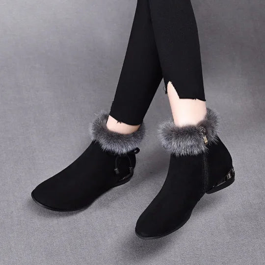 Alina | Classic Black Ankle Boots