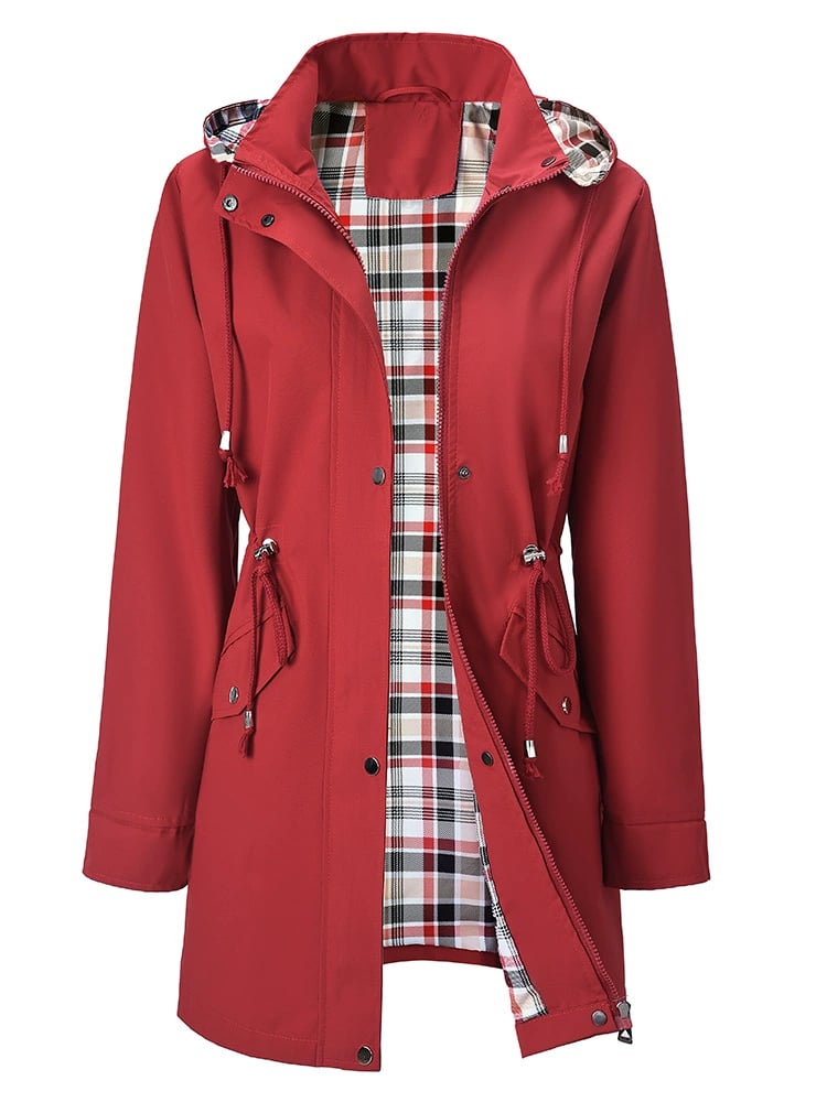 Veyra™ | Waterproof Plaid Coat