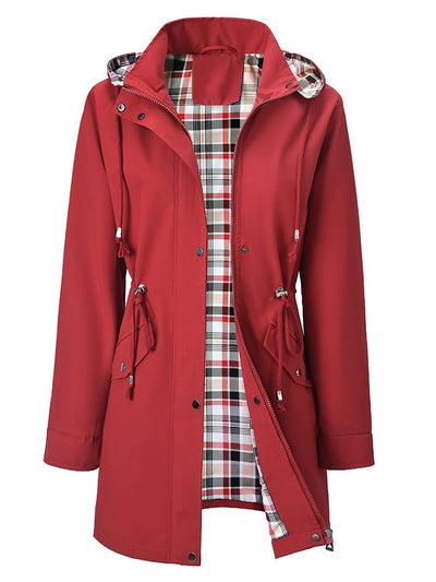 Veyra™ | Waterproof Plaid Coat
