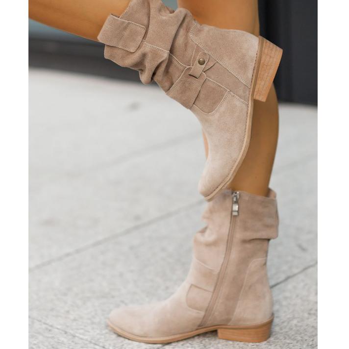 Phoebe | Tan Slouchy Boots