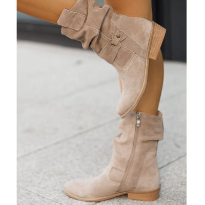 Phoebe | Tan Slouchy Boots