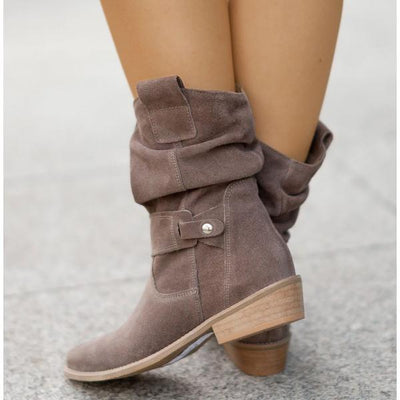 Phoebe | Tan Slouchy Boots