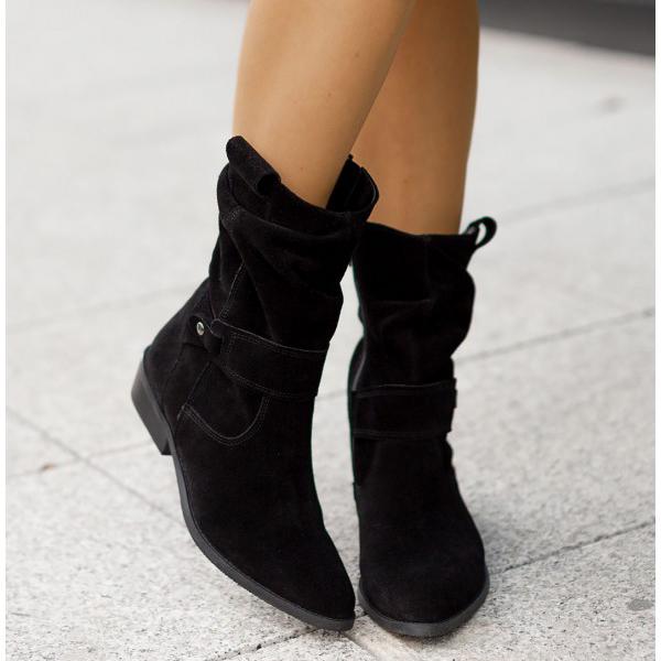Phoebe | Tan Slouchy Boots