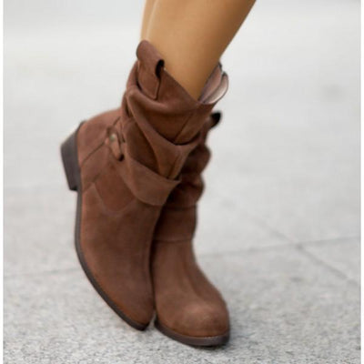 Phoebe | Tan Slouchy Boots