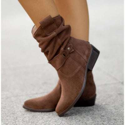 Phoebe | Tan Slouchy Boots