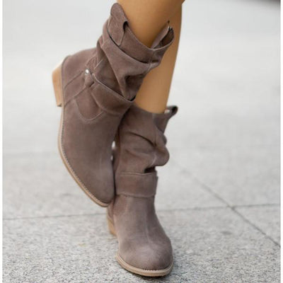 Phoebe | Tan Slouchy Boots