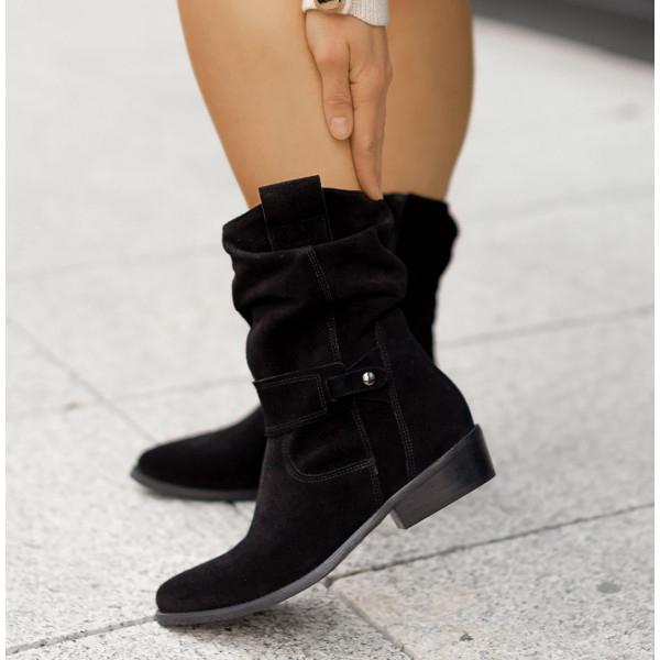 Phoebe | Tan Slouchy Boots