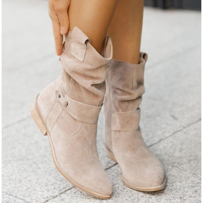 Phoebe | Tan Slouchy Boots