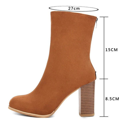 Catalina | Brown Stiletto Boots