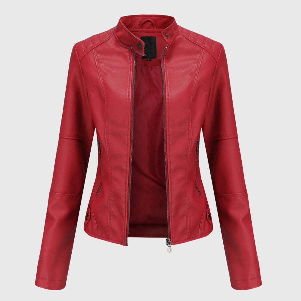 Giorgina™ - Stylish Women's Leather Jacket