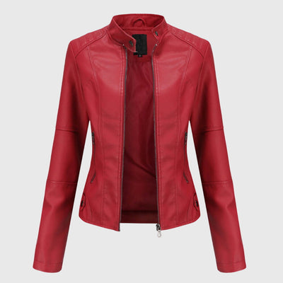 Giorgina™ - Stylish Women's Leather Jacket