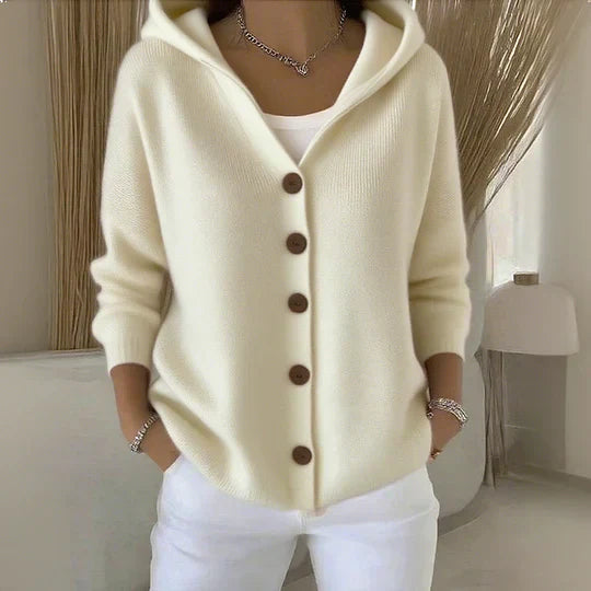 Janet | Chic Hooded Cardigan