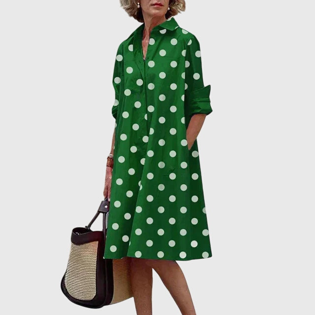 Paige™ - Chic Dress Featuring Convenient Pockets