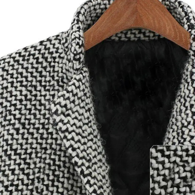 Claudia Herringbone Overcoat