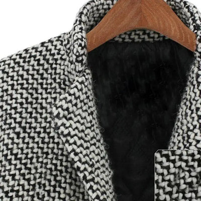 Claudia Herringbone Overcoat