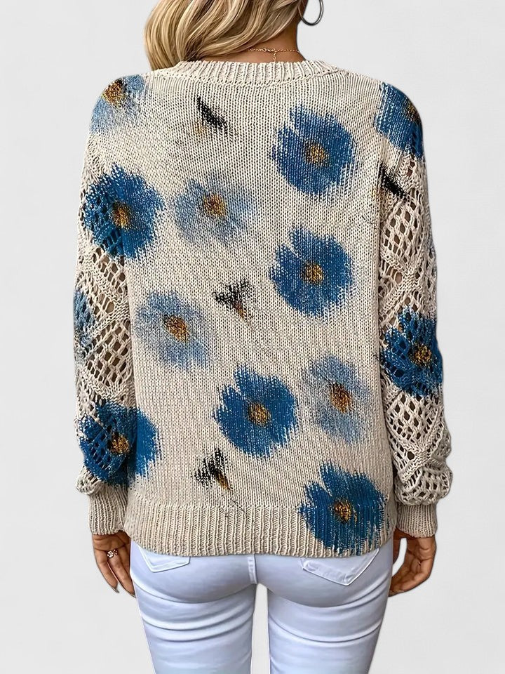 Beatrice | Blooming Knit Sweater