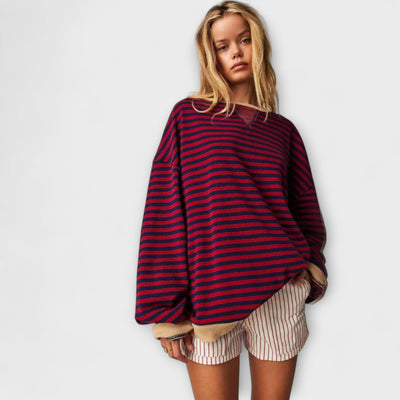 Lottie | Oversized Striped Sweater
