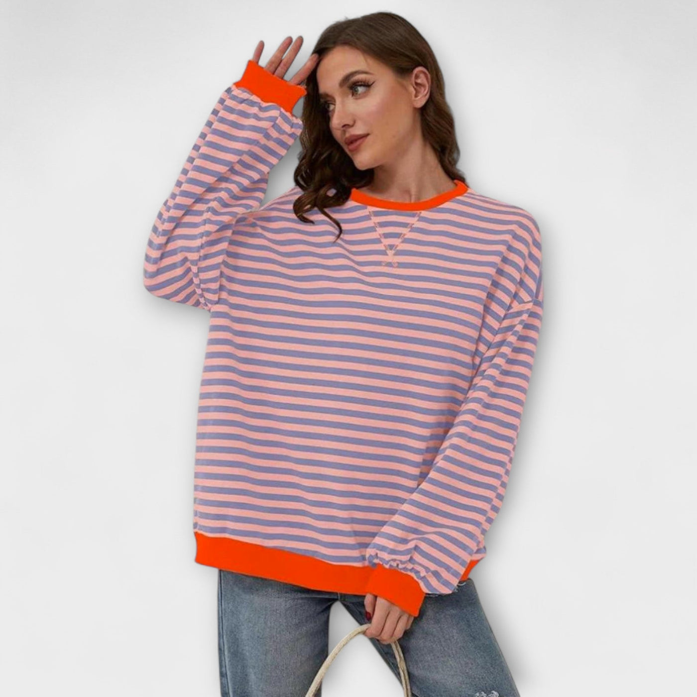 Lottie | Oversized Striped Sweater