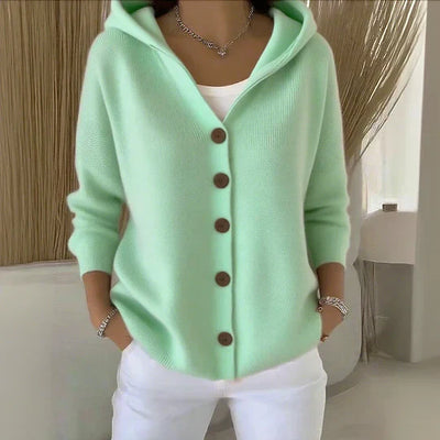 Janet | Chic Hooded Cardigan