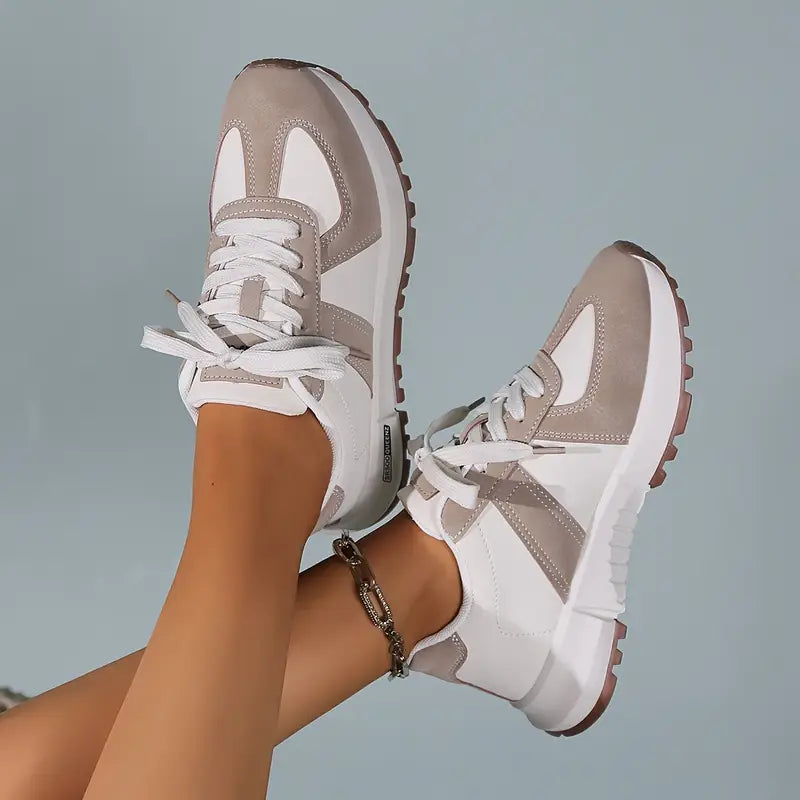 Hazel | Monochrome Black & White Sneakers