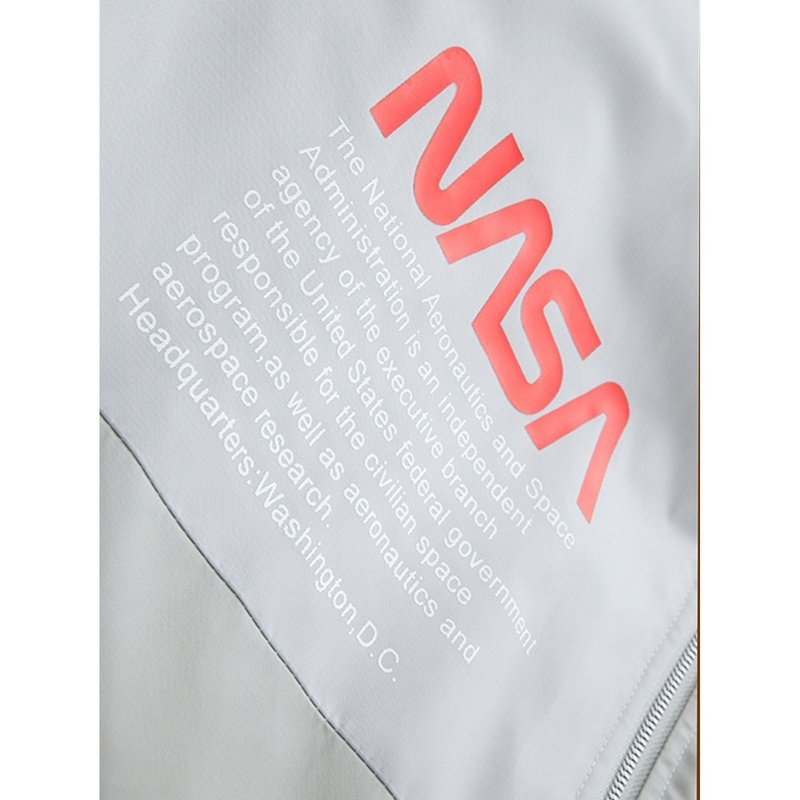 Oversized Lined NASA Print Jacket