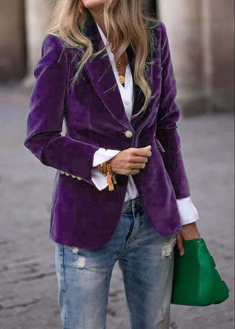 Thea | Custom-Fit Navy Blazer