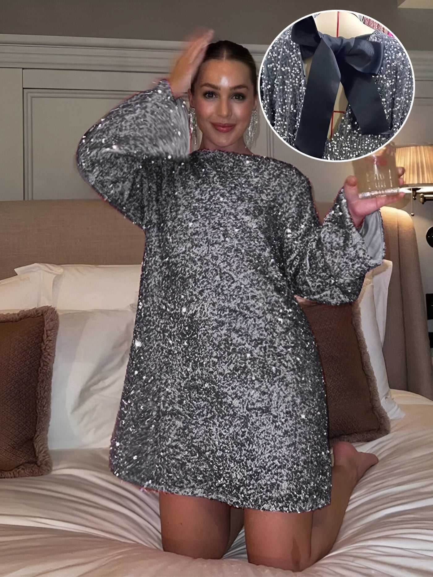 Lindsey | White Textured Mini Dress