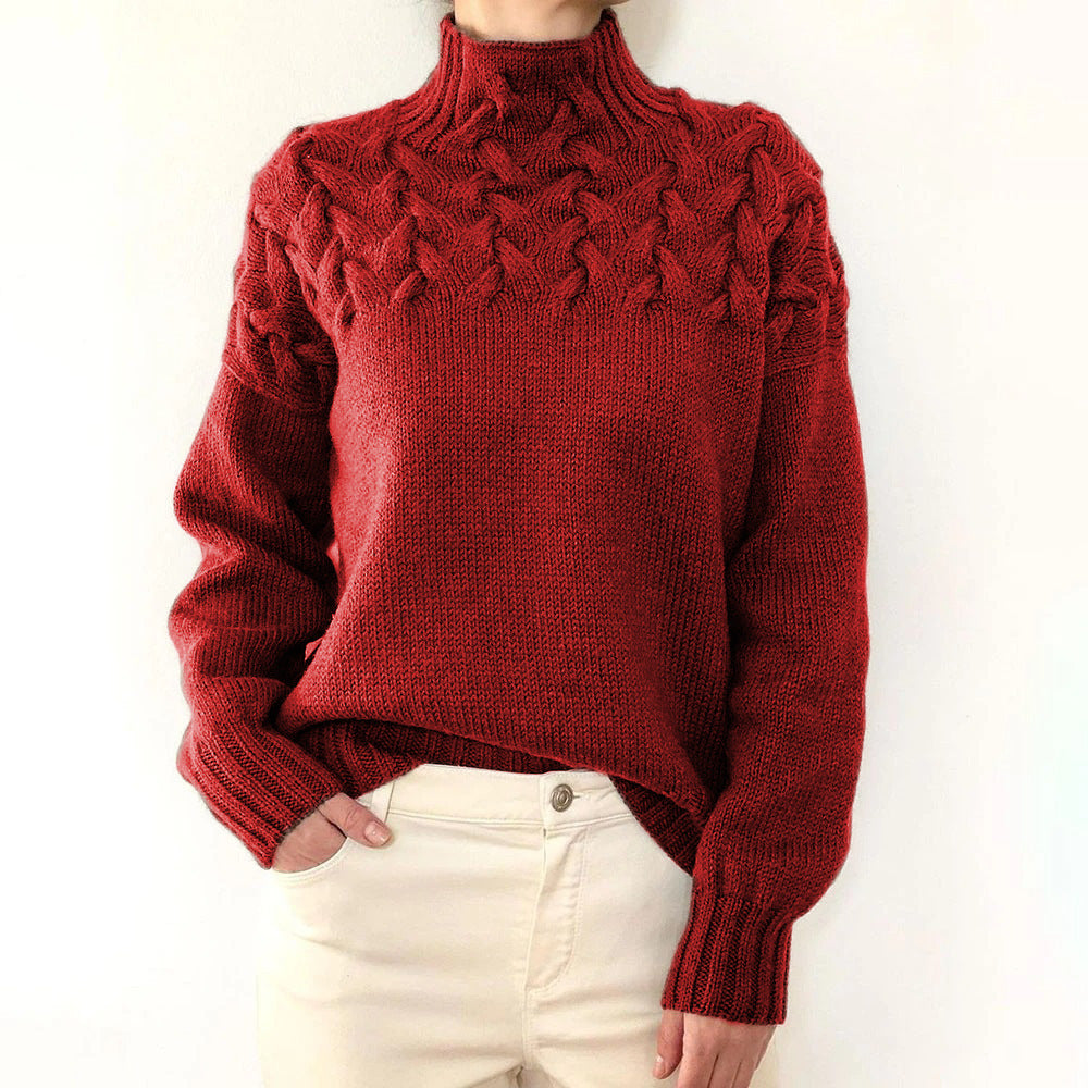 Léa – Chic Knit Turtleneck Sweater
