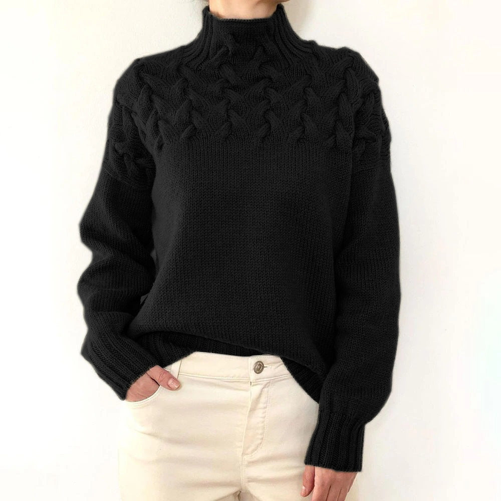 Léa – Chic Knit Turtleneck Sweater