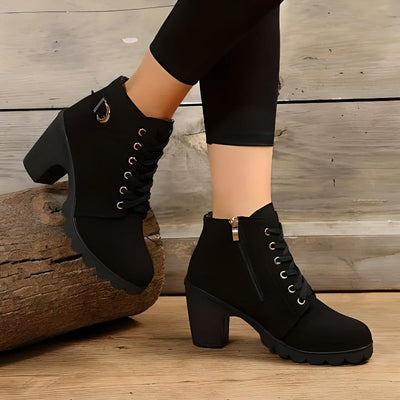 Chelsea | Black Ankle Boots with Heels