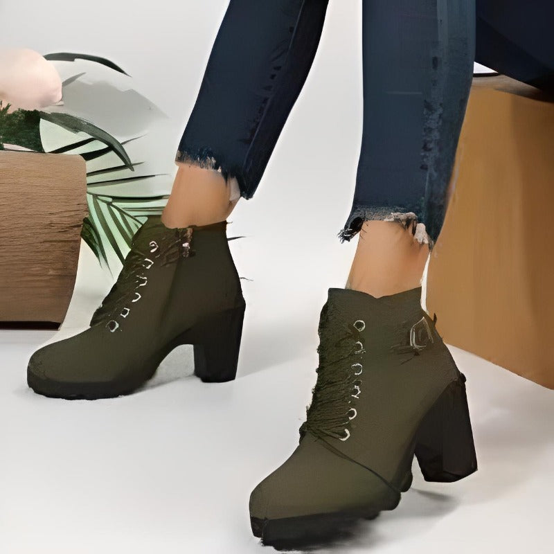 Chelsea | Black Ankle Boots with Heels